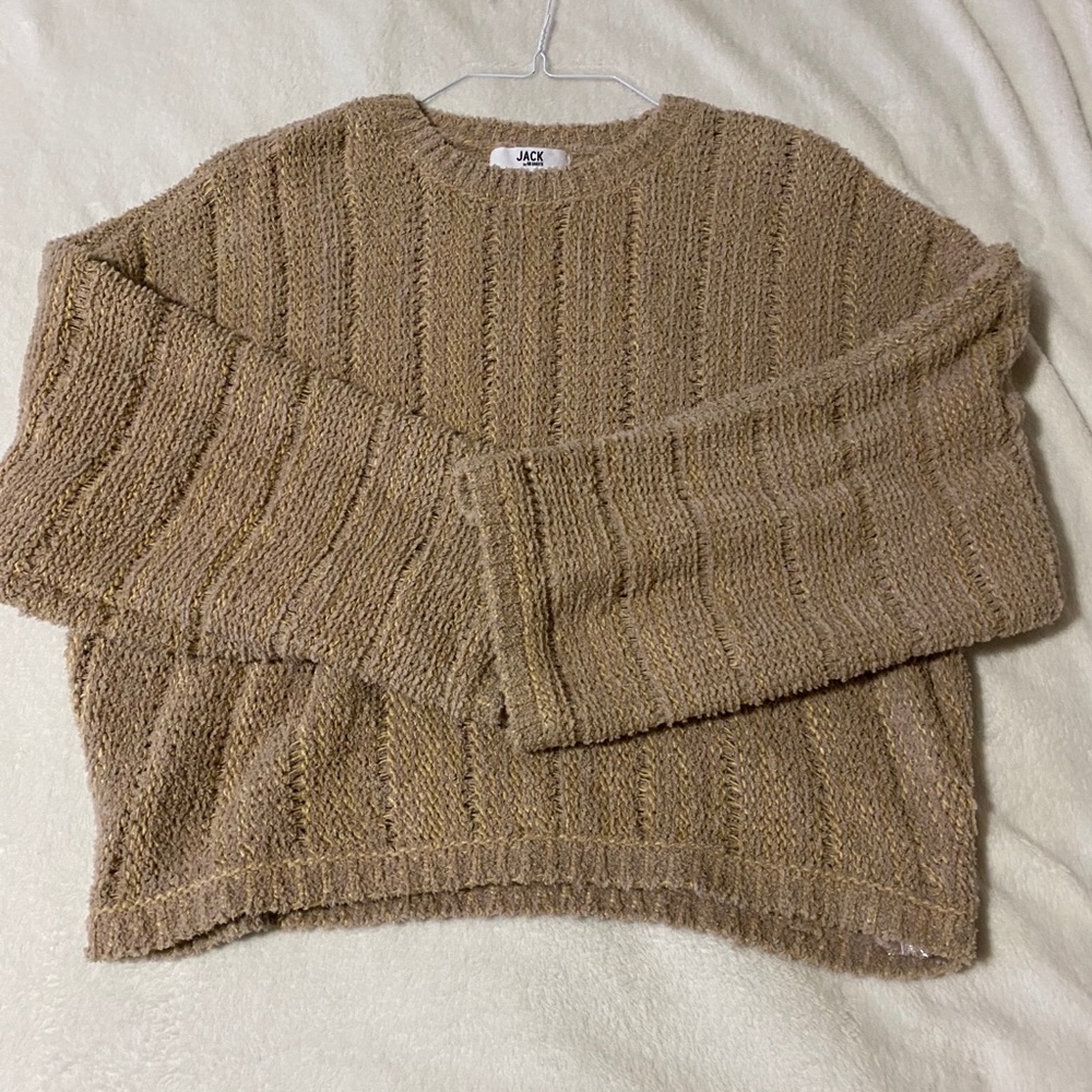 NWOT Jack by BB Dakota tan sweater. Size S